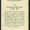 Geelong Cobb coach.