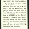 The port of East Anglia.