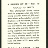 Hauled to safety.