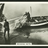 Mending nets.
