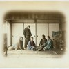 Interior of a Japanese tea house