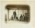 Interior of a Japanese tea house