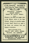 Botanical gardens, Graaff Reinet, C.P.