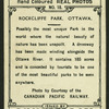 Rockcliffe Park, Ottawa.