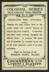 Rockcliffe Park, Ottawa.