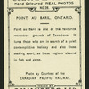 Point au Baril. Ontario.