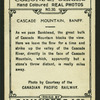 Cascade Mountain, Banff.