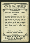 Cascade Mountain, Banff.