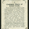Common shore crab.