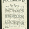 Five-fingered starfish, brittle starfish.