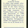 Rosetta stone.