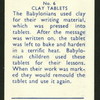 Clay tablets.