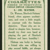 Dr. Watson.