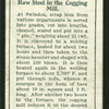 Raw steel in the cogging mill.