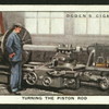 Turning the piston rod.