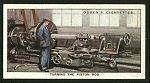 Turning the piston rod.