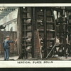 Vertical plate rolls.