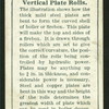 Vertical plate rolls.