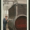 Riveting the firebox.