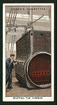 Riveting the firebox.