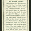 The boiler fitted.