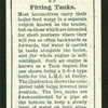 Fitting tanks.