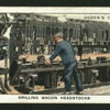 Drilling wagon headstocks.