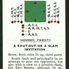 A shut-out or a slam invitation.