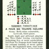 A four no trumps failure.