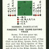 Finding the game-saving trick.