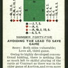 Avoiding the lead to save game.