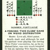 A forcing two clubs game on weird distribution.