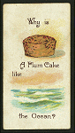 Why is a plum cake like the ocean?