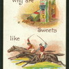 Why are sweets like racehorses?