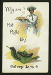 Why are hot rolls like caterpillars?