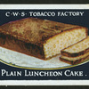 Plain luncheon cake.