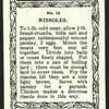 Rissoles.