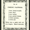 Cheese pastries.
