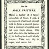 Apple fritters.