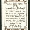 Cocoa & chocolate works.