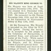 His Majesty King George VI.