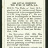 His Royal Highness The Duke of Kent, K.G.