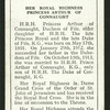 Her Royal Highness Princess Arthur of Connaught.