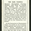 The Earl Marshal.