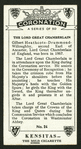 The Lord Great Chamberlain.