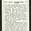 The First Commissioner of Works.
