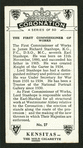 The First Commissioner of Works.