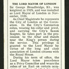 The Lord Mayor of London.