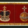 The King's orb and St. Edward's crown.