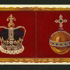 The King's orb and St. Edward's crown.